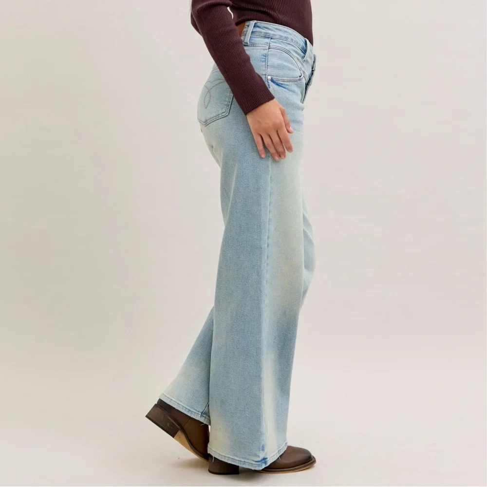 NEW🎉 Judy Blue High Waist Column Straight Jeans - Picture 9 of 12